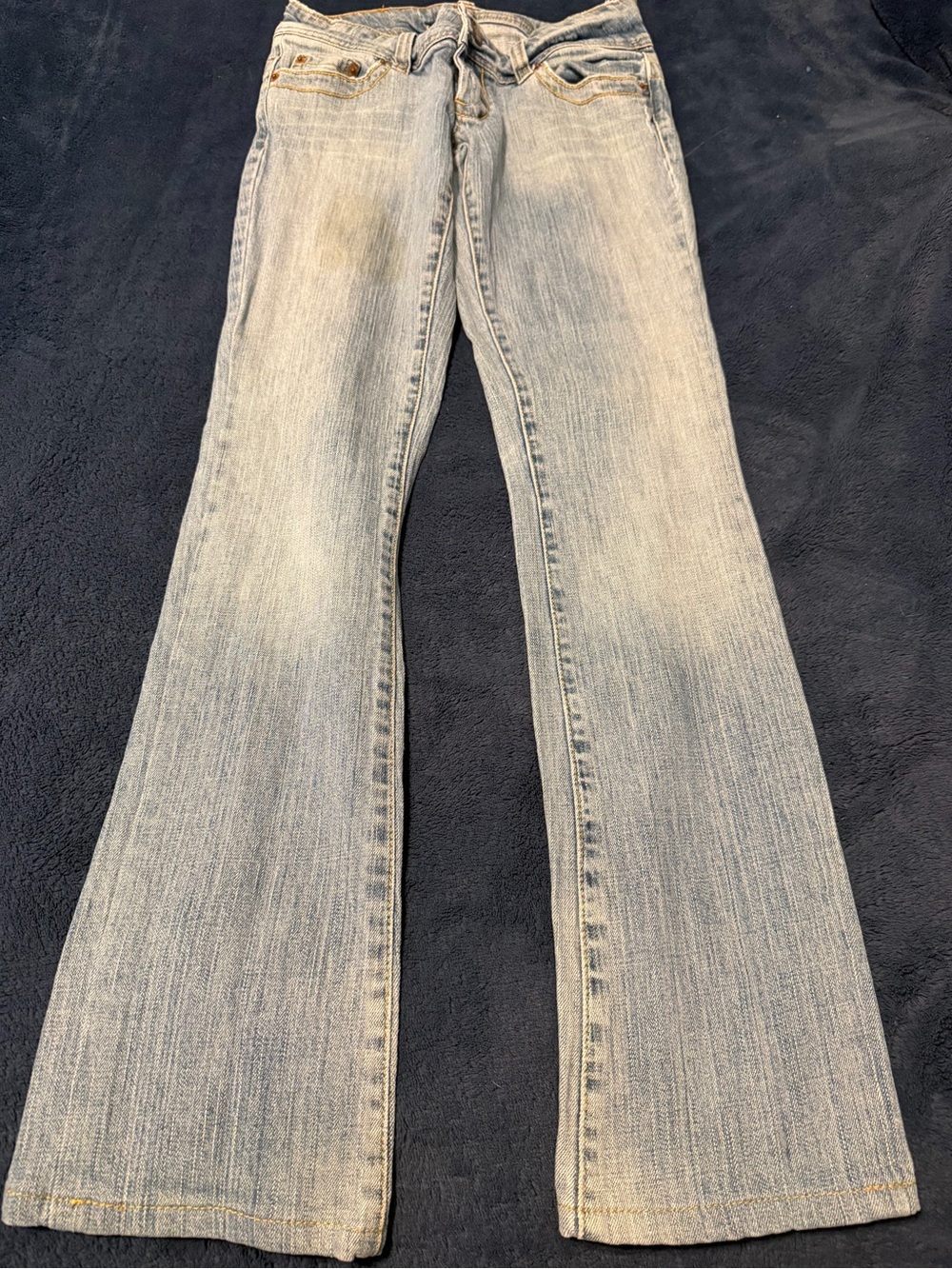 American Eagle Outfitters Light Blue Flare Jeans - Classic Wide Leg